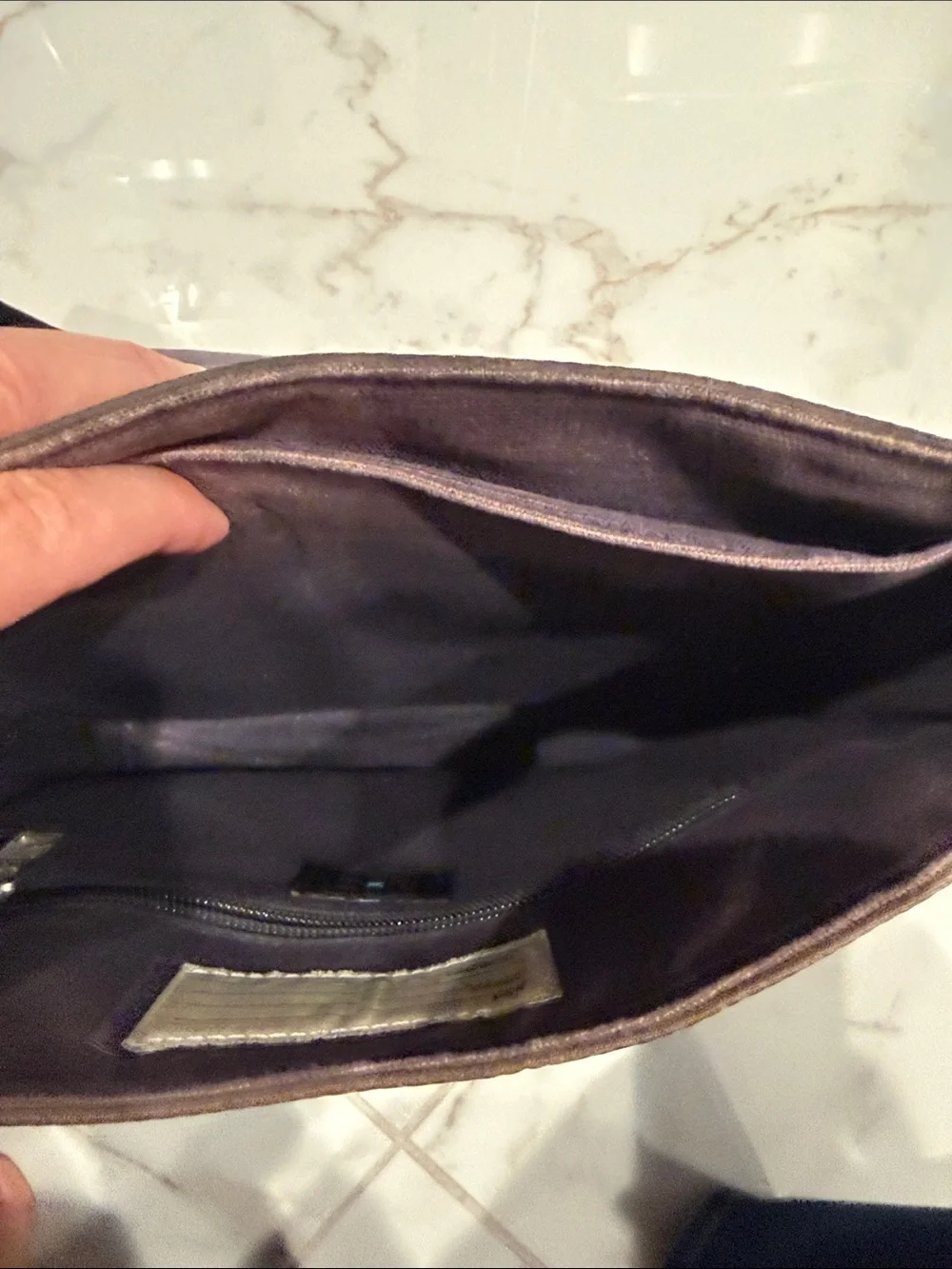 Jack Spade Brown Canvas Messenger with Black Strap